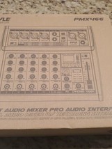 Pyle PMX466 Multi-FX Bluetooth DJ Audio Mixer 6 Channel Recording Interface - £70.43 GBP