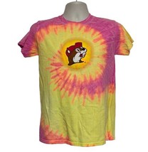 Buc-ee&#39;s Womens Small Pink Tie Dye T-Shirt Top Short Sleeves It&#39;s All Go... - $9.98