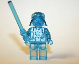 Darth Vader Clear Ghost Star Wars Building Minifigure Bricks US - £7.17 GBP