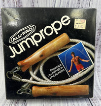 All-Pro Jump Rope - Wooden Swivel Handles - Heavyweight Jump Rope - New ... - $13.59