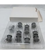 (10) Plastic Fanatsy Tribal Orc Spikey Drum Miniature Bases - $17.82