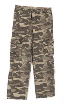 Eddie Bauer Camo Cargo Pants Brown Green Big Kids Size 18 *** Waist 32 *** - £26.13 GBP