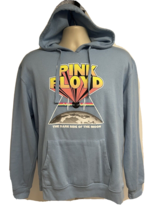 Pink Floyd Dark Side Of The Moon Blue Graphic Hoodie Pullover Sweatshirt XL - £19.54 GBP
