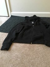Champion Kids Black Full Zip Hoodie Jacket Size Medium - $34.92