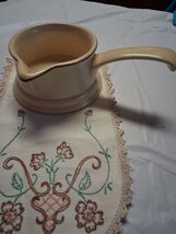 Vintage #434 Pfaltzgraff Village Pattern Stoneware  Gravy Boat - $11.87