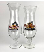 Set of Two Hard Rock Cafe Hurricane Collectible Glasses Dallas Baltimore - £6.17 GBP