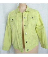 Jacket Levis-Style Neon Green Metal Buttons RUBY RD FAVORITES 12 - £6.20 GBP