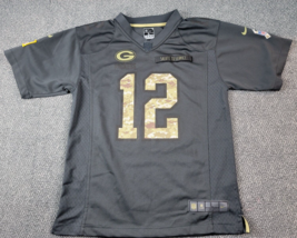 Aaron Rodgers Green Bay Packers Nike Youth Large Salute to Service 2016 Jersey - £17.67 GBP