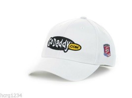Indycar TOW Go Daddy.com #27 James Hinchcliffe Stretch Fit Cap Hat White L/XL - £14.18 GBP