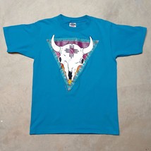 Vintage Arlene Frances Southwestern Cowboy Made USA Single Stitch T-Shir... - $11.95