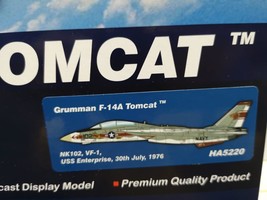 Hobby Master HA5220 Grumman F-14A Tomcat &quot;Wolfpack&quot; NK102, USS Enterprise, 30th  - £359.71 GBP