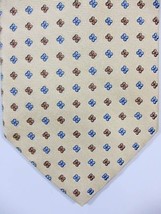 NEW Hart Schaffner Marx Light Yellow Floral Silk Tie Handmade in USA - £24.44 GBP