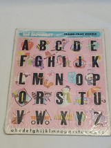VINTAGE 1974 Whitman Help Yourself Alphabet Frame Tray Puzzle - $14.84