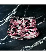 NWT Under Armour Girls&#39; Play Up CamoPrint Loose Shorts SIZE YXL/TG/EG Pi... - $19.79
