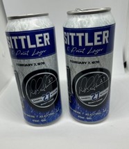 Darryl Sittler Lot of 2 EMPTY Beer Cans 10 Point Game Toronto Maple Leafs Hockey - £19.41 GBP