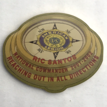 Ric Santos National Commander 2001 - 2002 US American Legion Pin - £7.86 GBP