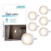 , Mini Led Night Light, Plug-In, Dusk To Dawn Sensor, Warm White, Compact, Ul-Ce - £14.84 GBP