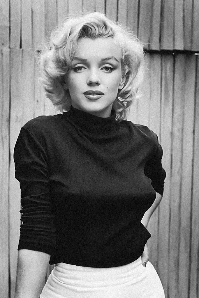 MARILYN MONROE Poster 24x36 inches Black & White Rare Out of Print Sexy OOP   - £24.04 GBP