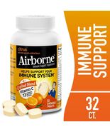 AIRBORNE 32 CHEWABLE TABLETS CITRUS FLAVOR NEW 08/2026 - $7.91