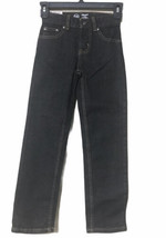 Wonder Nation Boys Black Denim Jeans Size 7 Slim Relaxed Fit Adjustable ... - £24.94 GBP