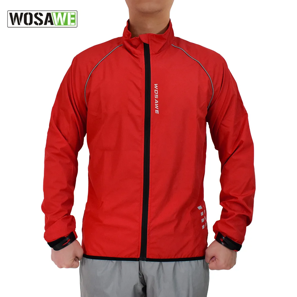 WOSAWE Reflective Waterproof Men&#39;s Cycling Jacket Long Sleeve Road Mountain Bike - $129.30