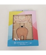 Manhattan Wooden Deer Puzzle Toy Stacking Sorting Developmental  18 Months - £6.30 GBP