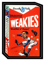 Wacky Packages Series 1 - Weakies Breakfast Cereal (1973) Canvas Poster 18x24 - £23.92 GBP