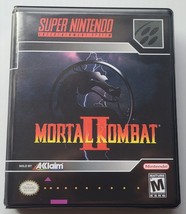 Mortal Kombat Ii Case Super Nintendo Snes Box Best Quality Available - £10.19 GBP