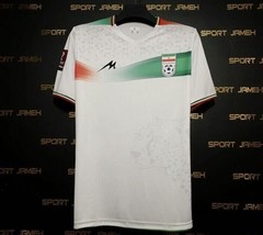 2022 IRAN Jersey MEROOJ MAJID Football Soccer Persian Leopards Shirt ,Me... - £31.64 GBP
