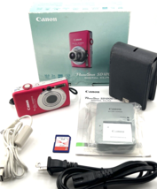 Canon Power Shot Elph SD1200 Is Digital Camera Pink 10MP 3x Zoom Iob Mint - $317.00