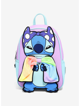 Loungefly Disney Lilo &amp; Stitch Super Stitch with Rainbow Cape Mini Backpack - £90.95 GBP