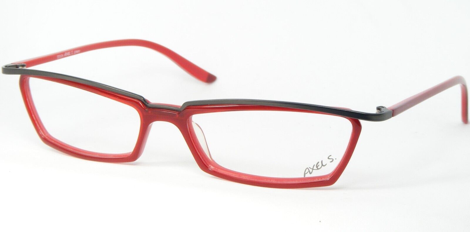 AXEL S.AX579 COL.70 Rot/Dunkel Dunkelgrau Brille 54-16-135mm Deutschland - $76.23