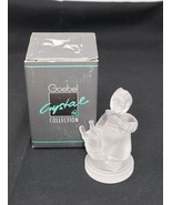 Goebel MJ Hummel 3.625&quot; Visiting an Invalid Frosted Glass Figurine - €17,28 EUR