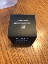 KIKO Milano Cream Crush Lasting Color Eyeshadow  No.03 4g Ships N 24h - $34.63