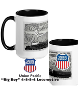 Union Pacific "Big Boy" – 15oz Ceramic Mug: The Beast is Barely Fitting! - $12.00