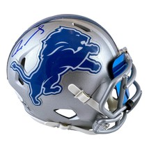 Jameson Williams Autographed Detroit Lions Speed Mini Helmet Signed BAS COA - £117.45 GBP