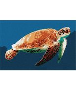 Pepita Needlepoint kit: Sea Turtle, 18&quot; x 12&quot; - $164.00+