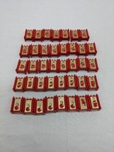 *INCOMPLETE* (39) 1986 Stratego Red Player Board Game Replacement Pieces - $9.90