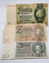 Banknotes Set of Germany Democratic Republic ~ P-4, P-5, P-6 Circulated - $14.84