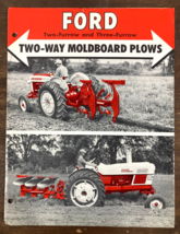 Ford Tractor Two-Way Moldboard Plows 1950&#39;s Dealer Sales Brochure 115 11... - £11.71 GBP