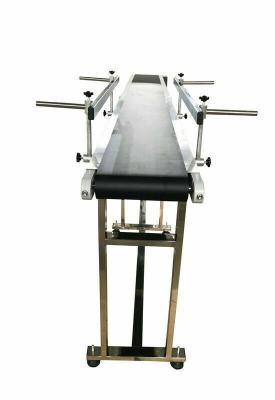 110V 82.6"Length 7.8"Width PVC Conveyor System w/Double Guardrail US Item image 4