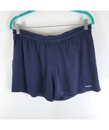 Reebok Men&#39;s Blue Elastic Drawstring Waist Activewear Casual Shorts Size M - £10.08 GBP