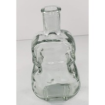 Vintage Cello Violin Bass Guitar Glass Bottle Clear - $14.01