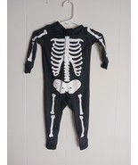 Celebrate Halloween Infant Sleeper Unisex Size 6-9M Skelton - $151.27 MXN