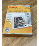 NEW Kodak Premium Photo Paper 4 X 6 Gloss 60 sheets Instant Dry - $131.32 MXN