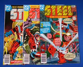 Steel The Indestructible Man DC Comics # 1 2 3 Bronze Age 1978 - £9.79 GBP
