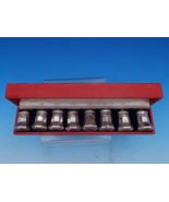 Cartier Sterling Silver Salt Shaker Set 8pc in Fitted Box 1 1/4&quot; (#8455) - $389.94 CAD