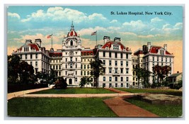 St Luke Hospital New York C Ity Nyc Unp Db Postcard U20 - $2.92