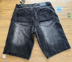 ecko unltd. Denim Jean Shorts Blue Dark Mens 36 Y2K Baggy Skater Streetwear - £27.24 GBP