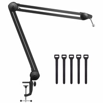 Microphone Arm Stand, Heavy Duty Mic Arm Microphone Stand Suspension Sci... - £70.11 GBP